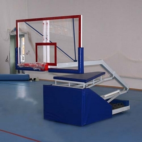 Стійка баскетбольна мобільна, винос 1600 мм, SS00077 - Фото №3