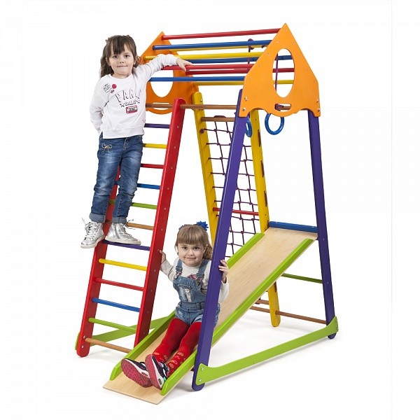 

Комплекс спортивно-игровой детский SportBaby "BambinoWood Color"
