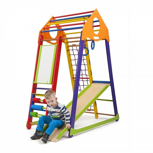 

Комплекс спортивно-игровой детский SportBaby BambinoWood Color Plus