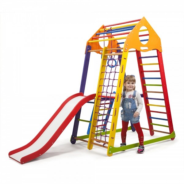 

Комплекс спортивно-игровой детский SportBaby "BambinoWood Color Plus 2"