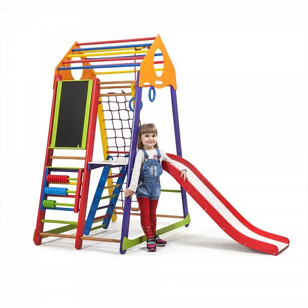 

Комплекс спортивно-игровой детский SportBaby "BambinoWood Color Plus 3"