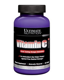 Витамины Ultimate nutrition Vitamin C Chews Orange (120 таблеток)