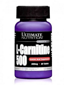Жиросжигатель Ultimate nutrition L-carnitine 500 Mg (60 таблеток)