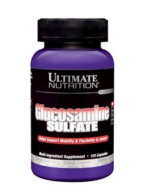 Комплекс для суставов и связок Ultimate nutrition Glucosamine Sulfate 500 Mg (120 капсул)
