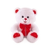 Іграшка м'яка Lava Ведмідь блискучий з серцем музичний 20 см рожевий