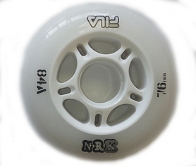 Колеса для роликов Fila 17 Urban Wheels 76MM/84A WHT 8 шт 60760289