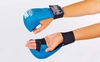Перчатки для карате Venum Mitts MA-5855-B синие - Фото №2