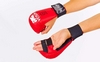 Перчатки для карате Venum Mitts MA-5855-R красные - Фото №2