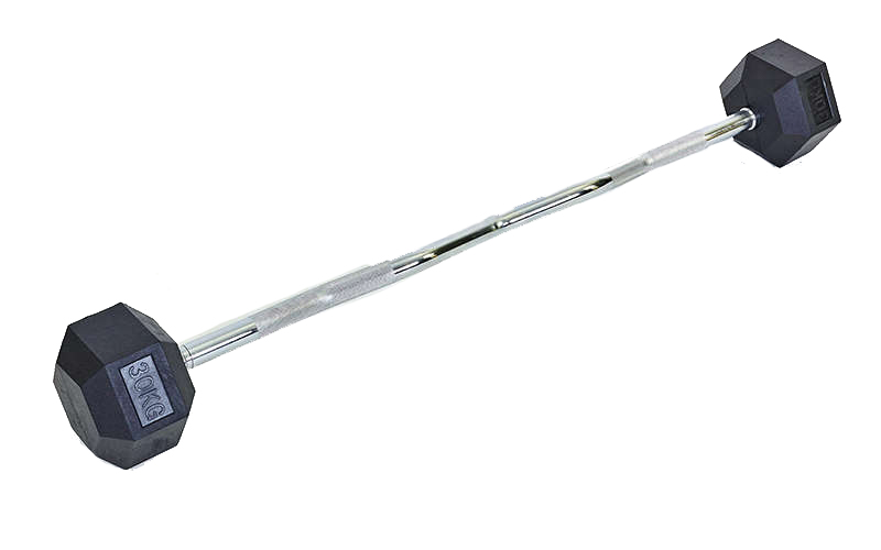 

Штанга w-образная Tunturi Rubber Hexagon Barbell TA-6231-30 30 кг, Серебристый