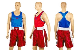 Форма боксерська двостороння Everlast МА-6010-R червоно-синя