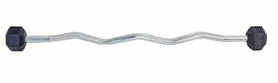 Штанга w-образная Tunturi Rubber Hexagon Barbell TA-6231-10 10 кг