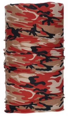Головной убор зимний многофункциональный (Бафф) Wind X-treme 1169 Camouflage Red