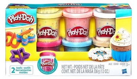 Набор из 6 баночек с конфетти Play-Doh Hasbro - Фото №2