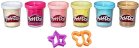 Набор из 6 баночек с конфетти Play-Doh Hasbro