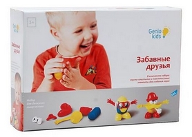 Набор для творчества Genio Kids "Забавные друзья"