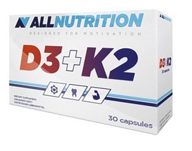 Витамины AllNutrition Vit D3+K2 (30 капсул)