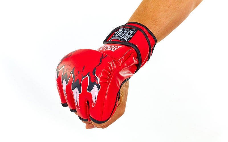 

Перчатки для смешанных единоборств MMA Everlast BO-3207-R красные, Красный