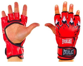 Перчатки для смешанных единоборств MMA Everlast BO-3207-R красные