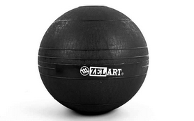 М'яч медичний (слембол) Pro Supra Slam Ball FI-5165-12 12 кг чорний - Фото №2