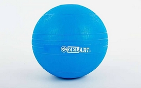 М'яч медичний (слембол) Pro Supra Slam Ball FI-5165-5 5 кг синій - Фото №2