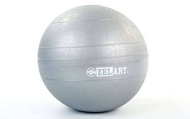 Мяч медицинский (слембол) Pro Supra Slam Ball FI-5165-9 9 кг серый - Фото №2