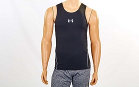 Майка компрессионная мужская Under Armour CO-701-1 черная - Фото №2