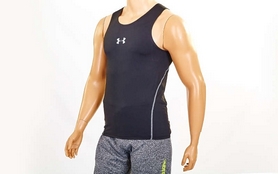 Майка компрессионная мужская Under Armour CO-701-1 черная - Фото №3