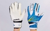 Перчатки вратарские с защитными вставками на пальцы Reusch FB-824-1 синие - Фото №2