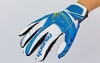 Перчатки вратарские с защитными вставками на пальцы Reusch FB-824-1 синие - Фото №3