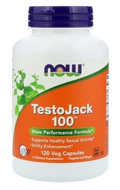 Спецпрепарат (пищевая добавка) Now TestoJack 100 (120 капсул)