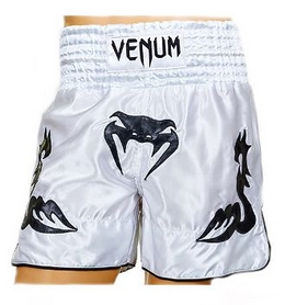 Трусы для тайского бокса Venum Inferno CO-5807-W белые