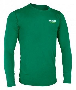 Футболка компрессионная с днинным рукавом Select Compression T-Shirt L/S 6901 зеленая - L