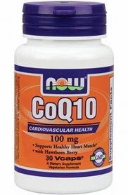 Спецпрепарат Now CoQ-10, 30 капс * 100 мг