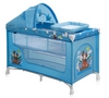 Манеж-кровать Lorelli Nanny 2 Layer plus blue adventure