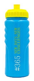 Бутылка для воды спортивная Tritan 365 New Days синяя, 500 мл