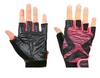 Перчатки для фитнеса женские Maraton черно-розовые