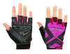 Перчатки для фитнеса женские Maraton черно-фиолетовые