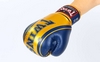 Перчатки боксерские Twins FBGV-TW4-BUG желто-синие - Фото №3