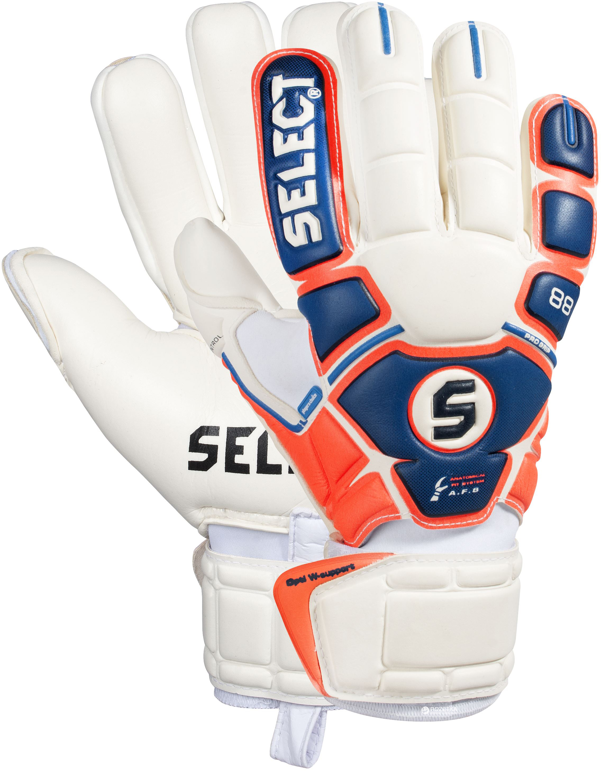 

Перчатки вратарские Select Goalkeeper Gloves 88 Pro Grip, Синий