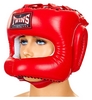 Шлем боксерский с бампером Twins HGL-9-RD красный