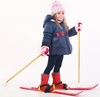 Лыжи детские Snow Pinguin 78 см красные - Фото №2