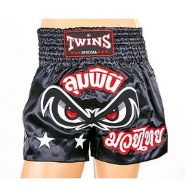 Труси для тайського боксу Twins TBS-02-BK чорні - Фото №2