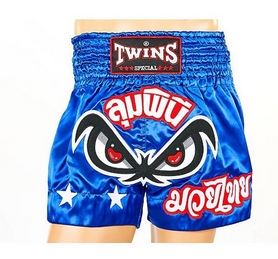 Трусы для тайского бокса Twins TBS-02-BU синие - Фото №2