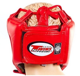 Шлем боксерский с бампером Twins HGL-RD красный - Фото №4