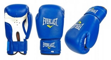 Перчатки боксерские Everlast Юниор, синие (MA-0033-B)