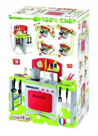 Набор игровой Ecoiffier "Кухня Chef-Cook с раскладными столешницами, посудой и аксессуарами" - Фото №3