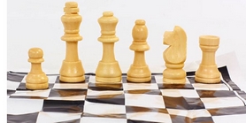 Фигуры для шахмат и игровое полотно Duke IG-3103 Wood-Shahm - Фото №4