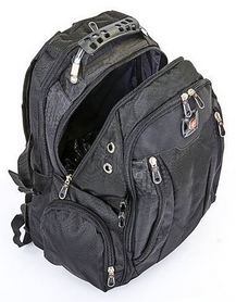 Рюкзак городской Victorinox SwissGear 7620-BK, 30 л, черный - Фото №8