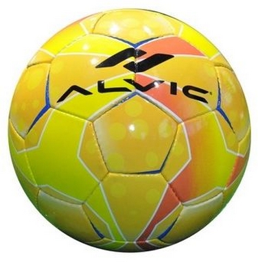 Мяч футбольный Alvic Diamond №4 желто-красный
