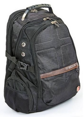 Рюкзак городской Victorinox SwissGear 9370-BK, 20 л, черный